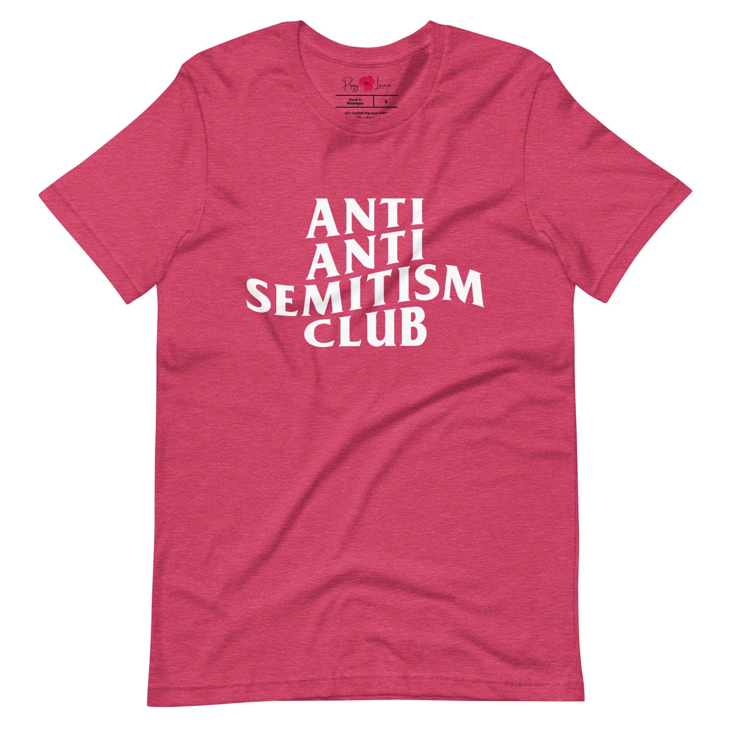 "Anti-Antisemitism Club" Unisex Short Sleeve Tee