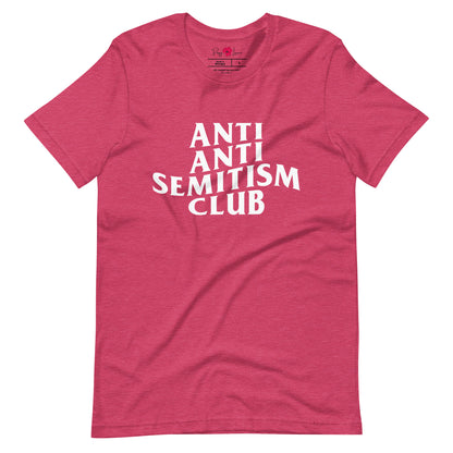 "Anti-Antisemitism Club" Unisex Short Sleeve Tee