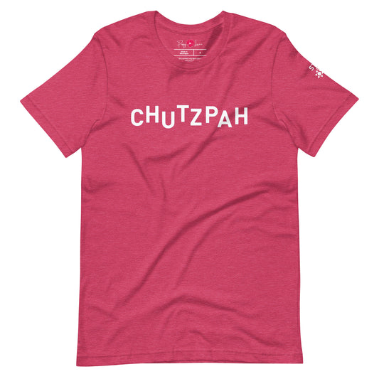 "CHUTZPAH" Unisex Short Sleeve Shirt