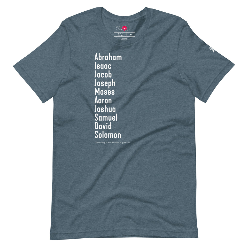 The Ten Patriarchs T-Shirt in Slate by Eitan Chitayat