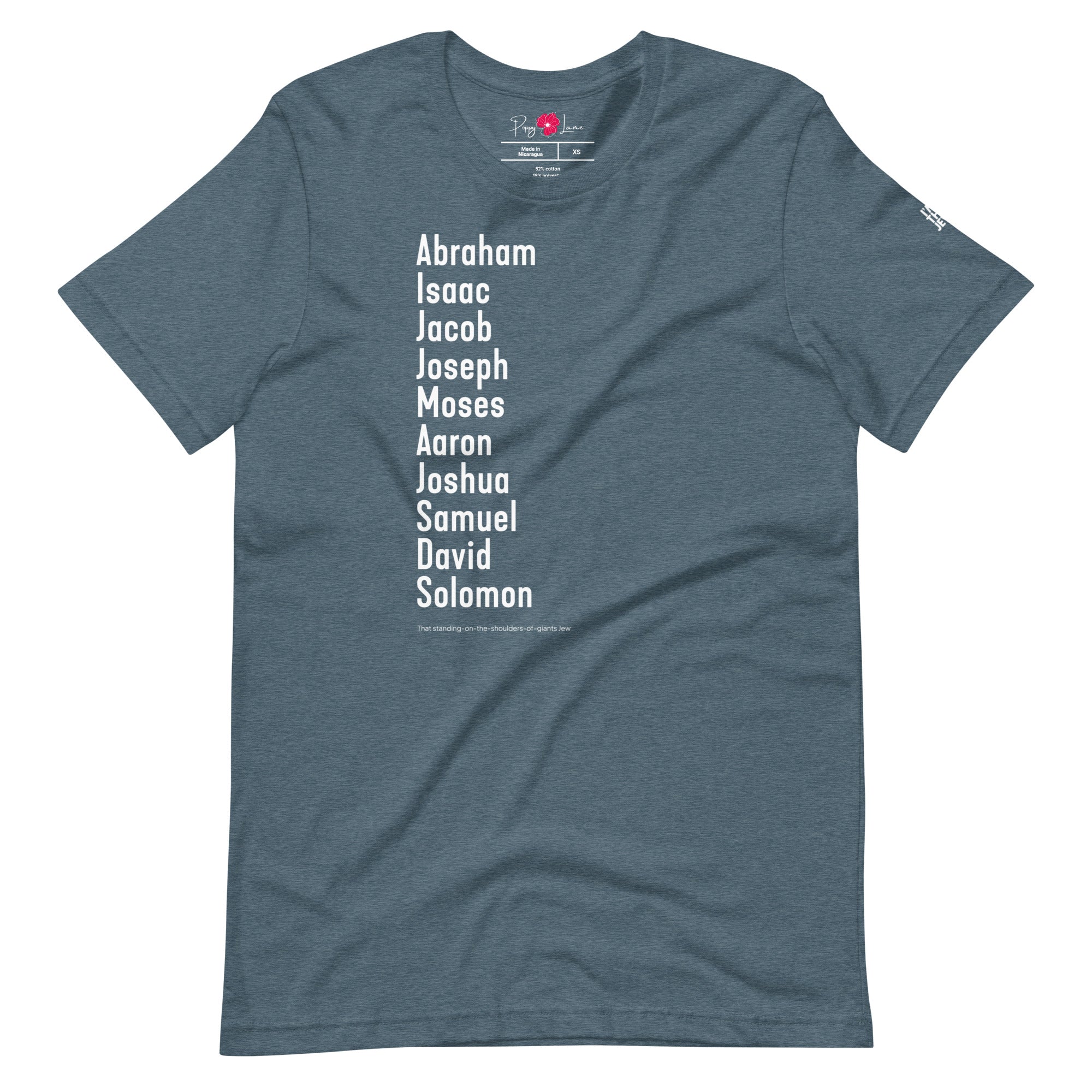 The Ten Patriarchs T-Shirt in Slate by Eitan Chitayat