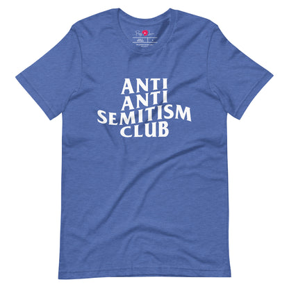 "Anti-Antisemitism Club" Unisex Short Sleeve Tee