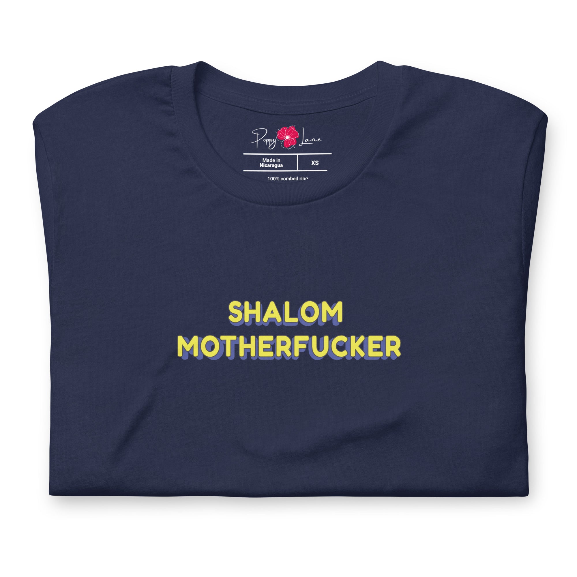 Shalom Motherfucker Tee | Bold Jewish Pride Apparel – Poppy Lane
