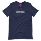 Smallest Nation. Largest Family. T-Shirt in Navy by Eitan Chitayat