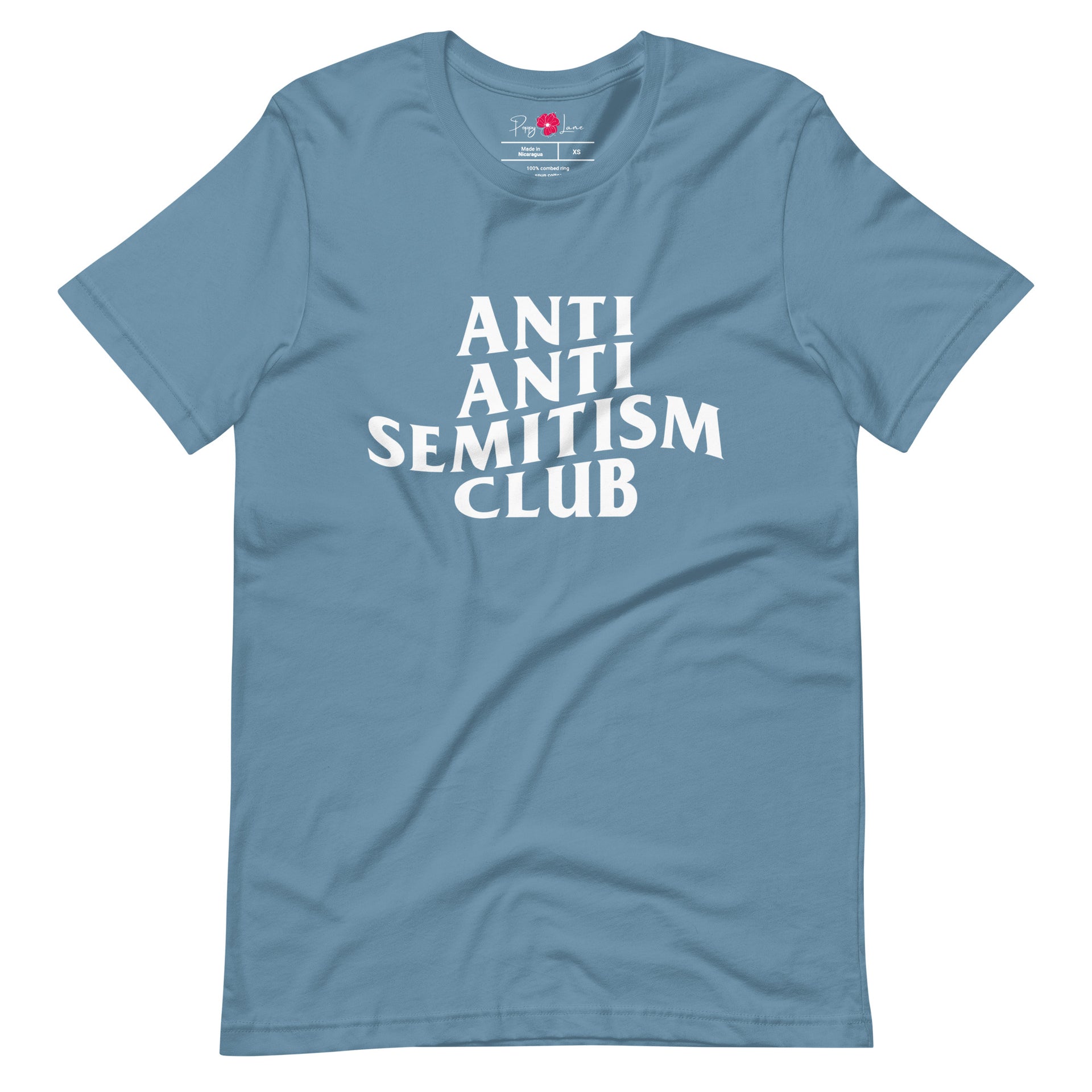 Anti-Antisemitism Club Unisex Short Sleeve Tee – Poppy Lane