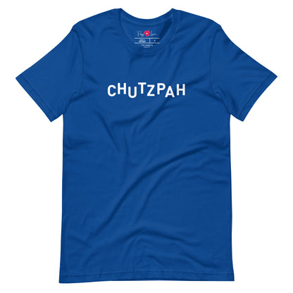 "CHUTZPAH" Unisex Short Sleeve Shirt