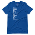 The Ten Hebrew Words T-Shirt in Vintage Royal by Eitan Chitayat