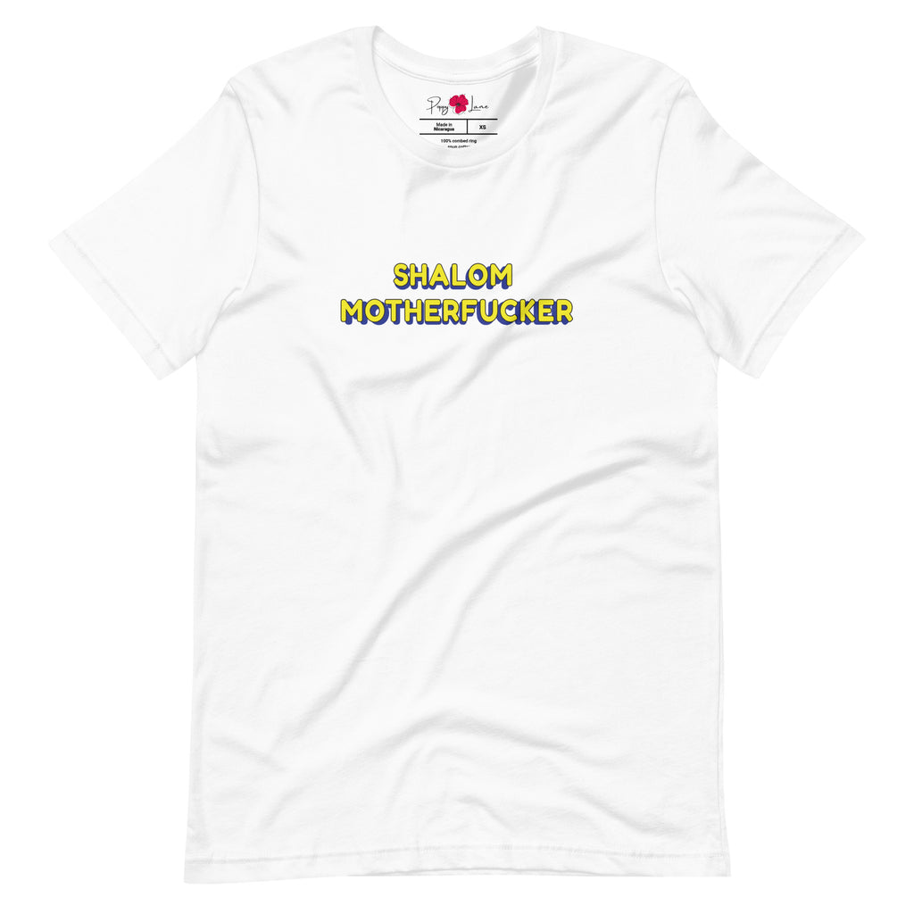"Shalom Motherfucker" Short Sleeve Tee