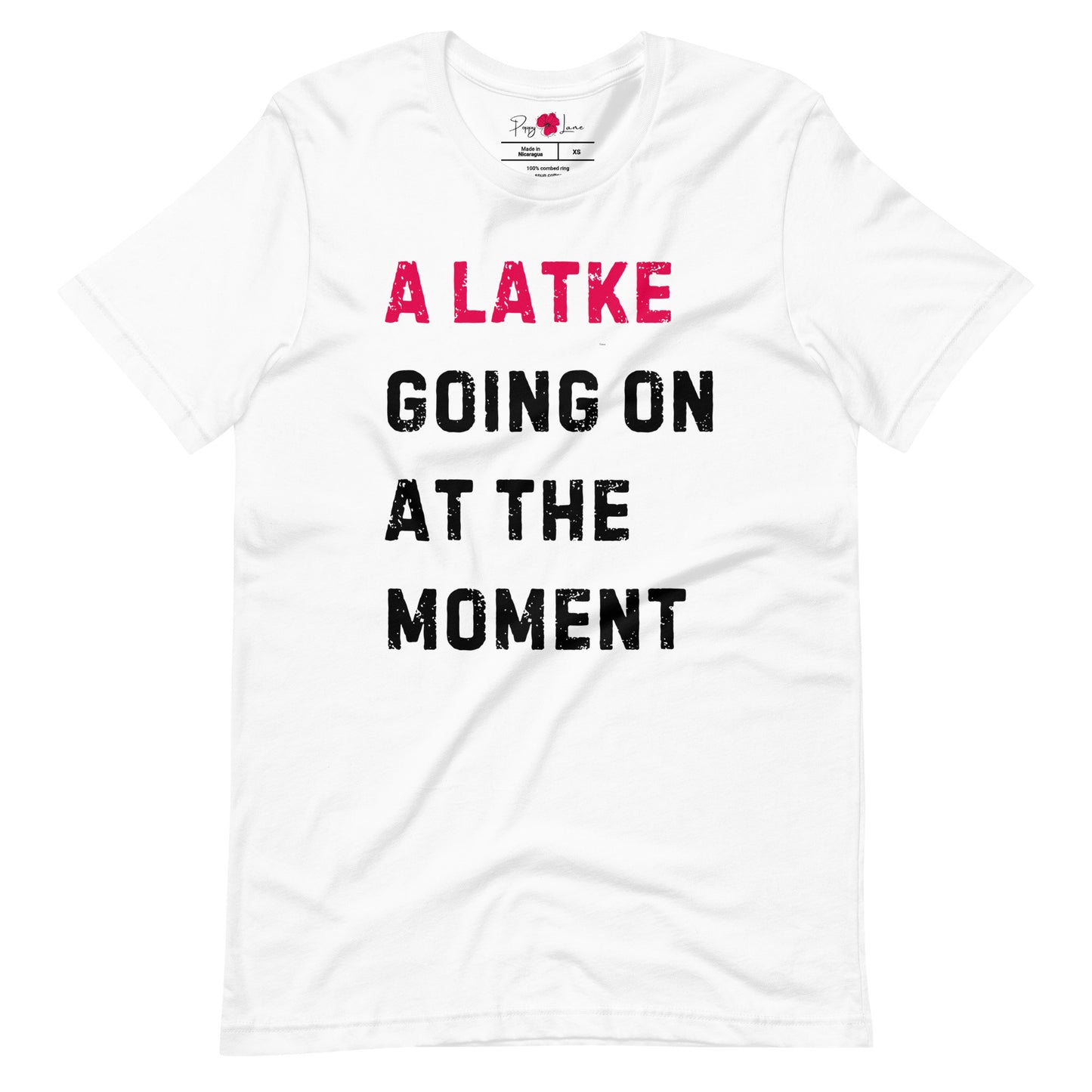 "A Latke Going On at the Moment" Unisex Short Sleeve Tee