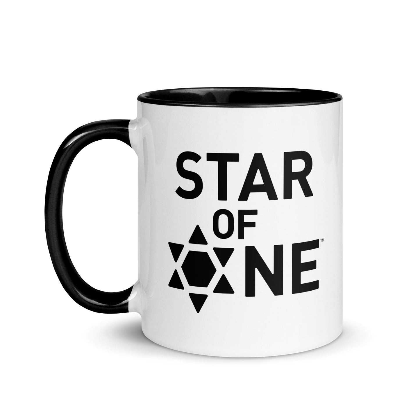 "Star of One" Black Logo Coffee Mug