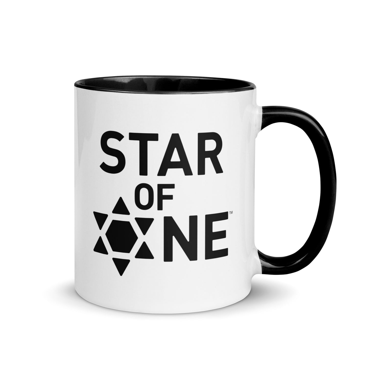 "Star of One" Black Logo Coffee Mug