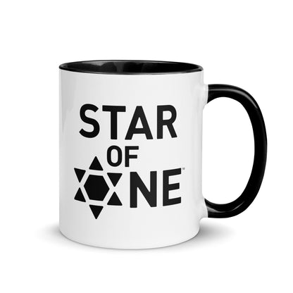 "Star of One" Black Logo Coffee Mug