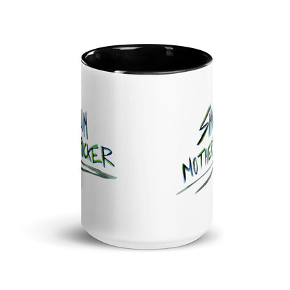 "Shalom Motherfucker" Black & White Coffee Mug