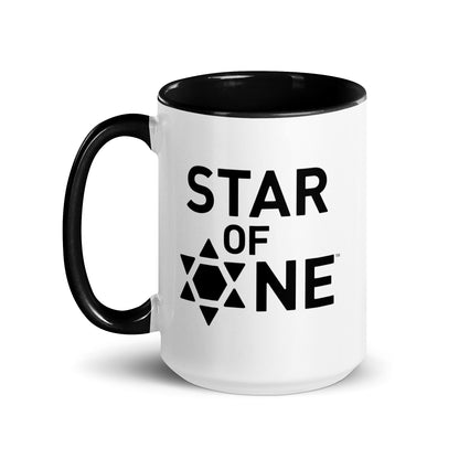 "Star of One" Black Logo Coffee Mug