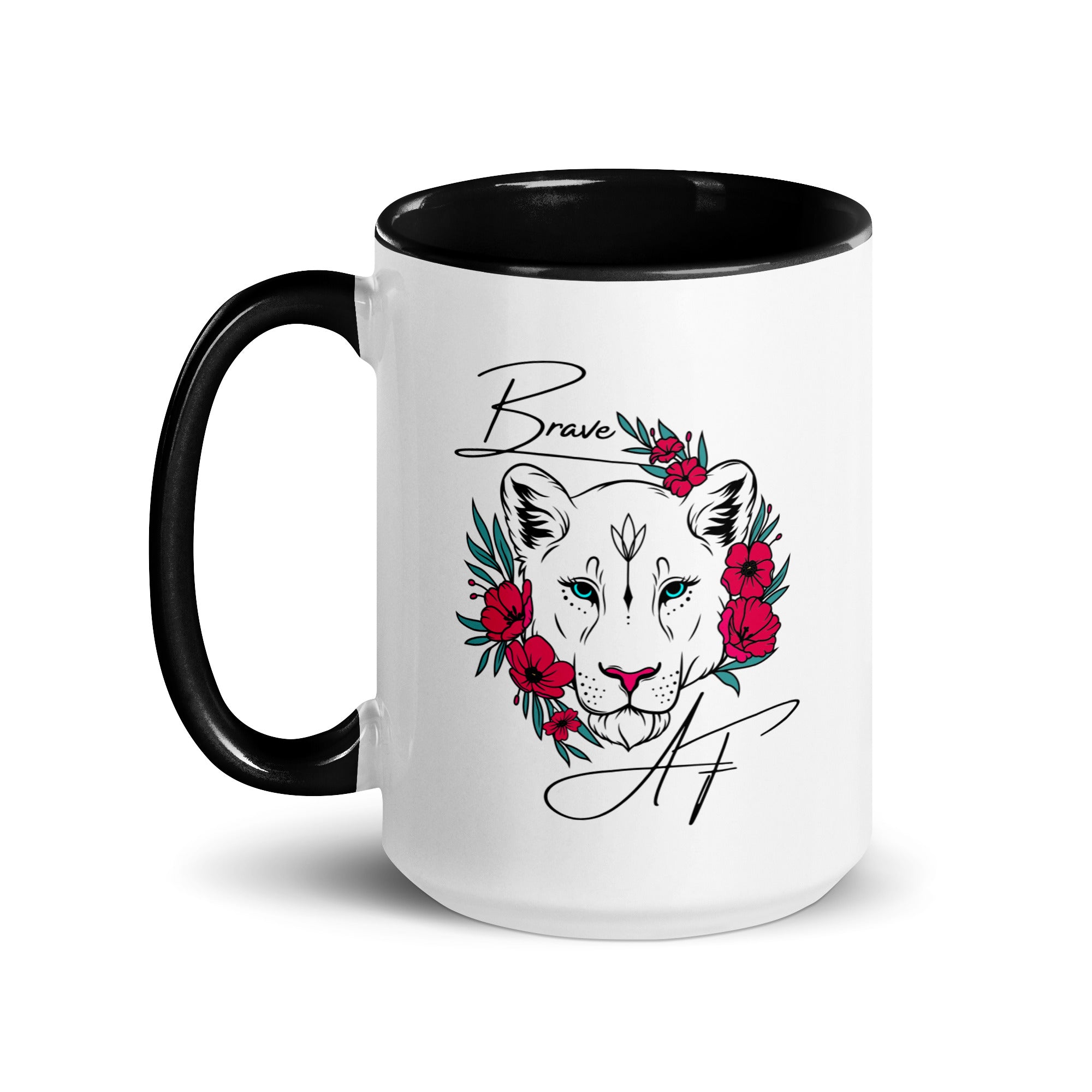 "Brave AF" Ceramic Mug