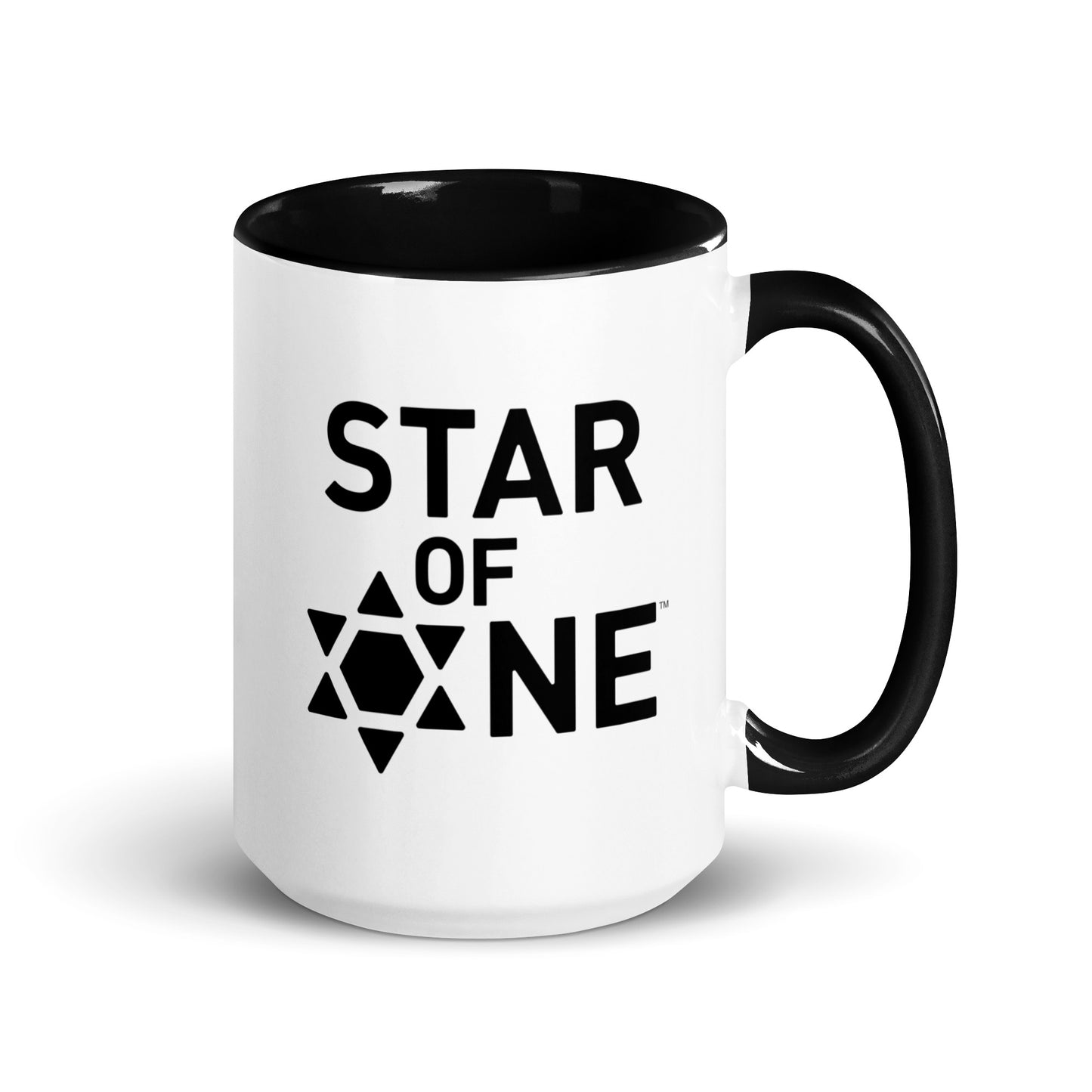 "Star of One" Black Logo Coffee Mug