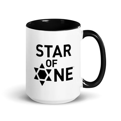 "Star of One" Black Logo Coffee Mug