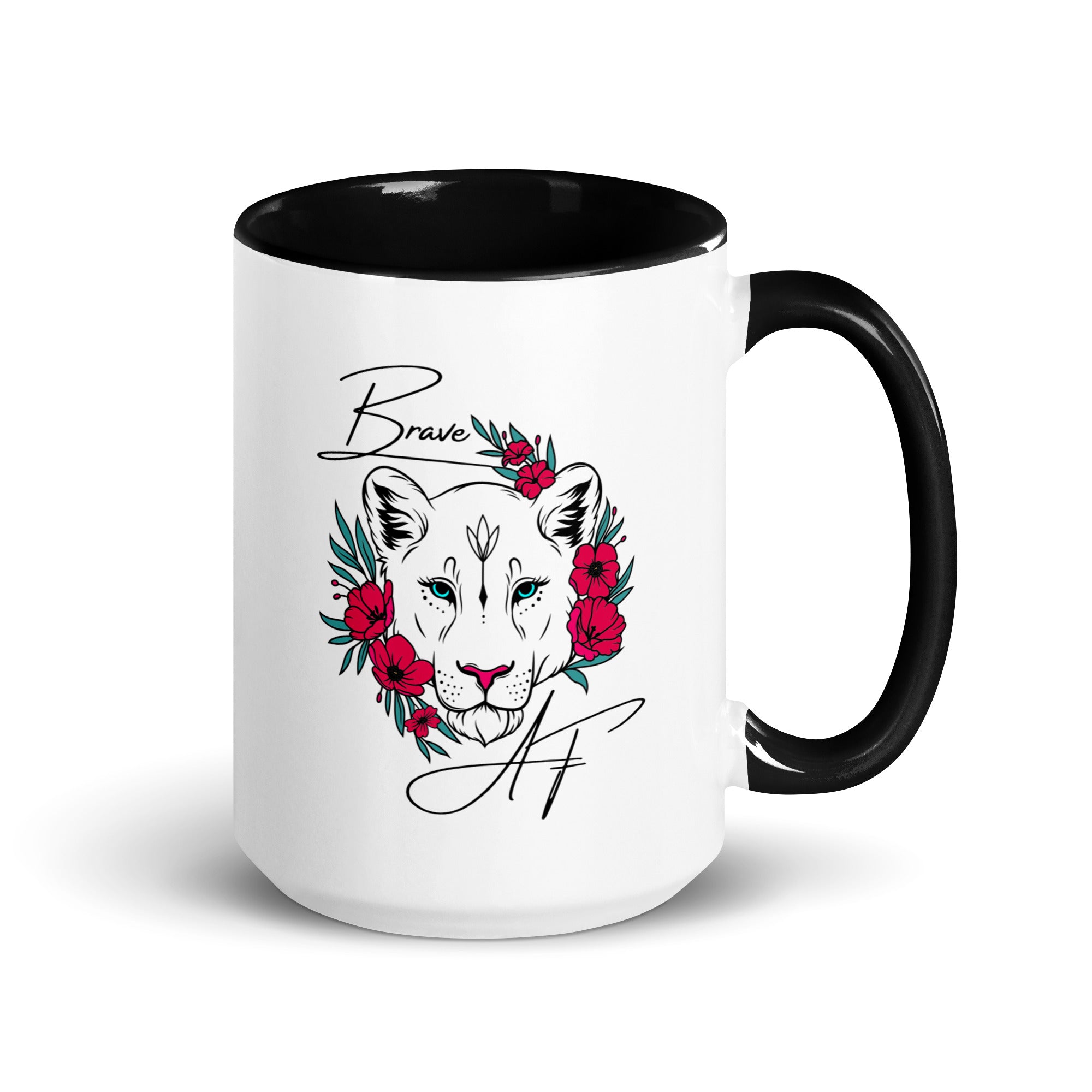 "Brave AF" Ceramic Mug