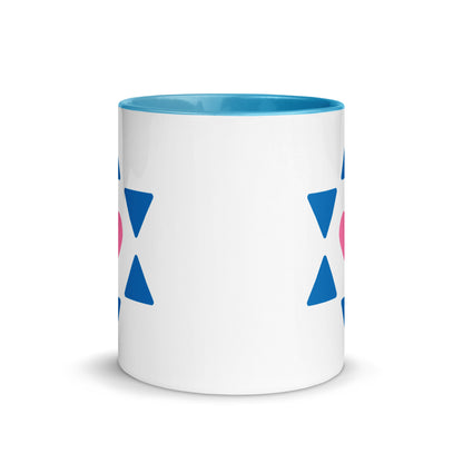 "All Heart" Blue & White Coffee Mug