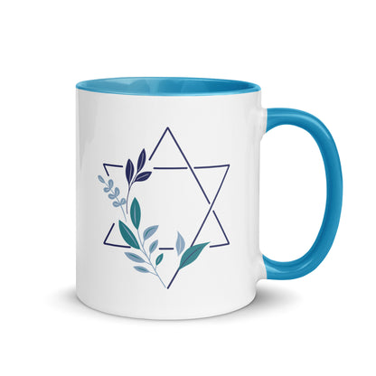 "Hatikvah" Blue & White Coffee Mug