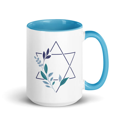 "Hatikvah" Blue & White Coffee Mug