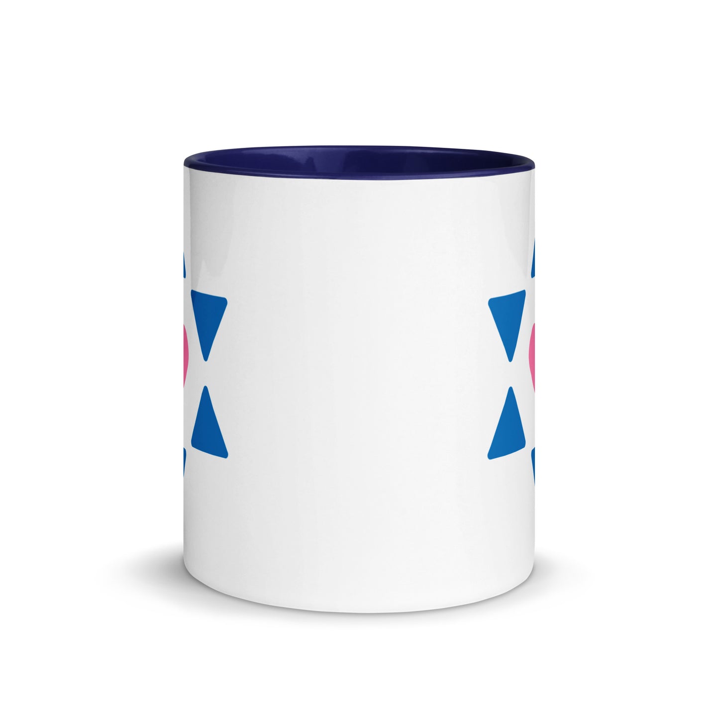 "All Heart" Navy & White Coffee Mug