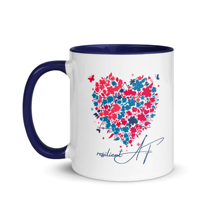 "Resilient AF" Navy & White Coffee Mug