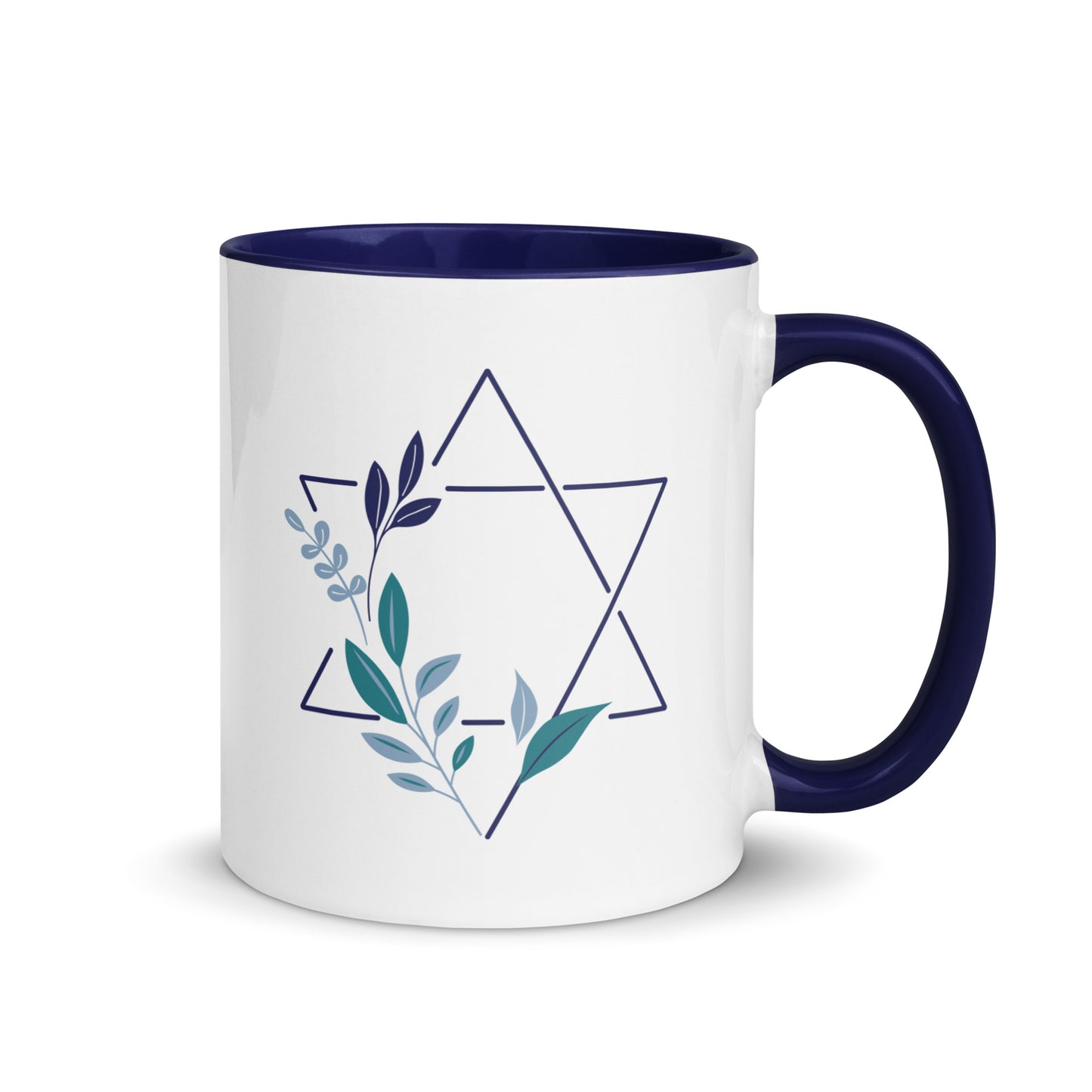 "Hatikvah" White & Navy Mug