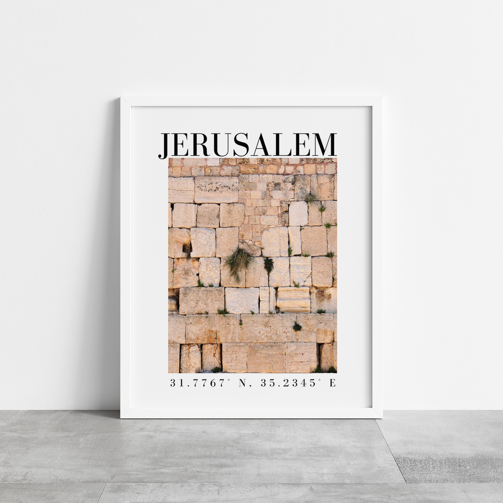 Jerusalem Western Wall (Kotel) Wall Art Print
