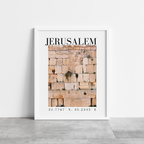 Jerusalem Western Wall (Kotel) Wall Art Print