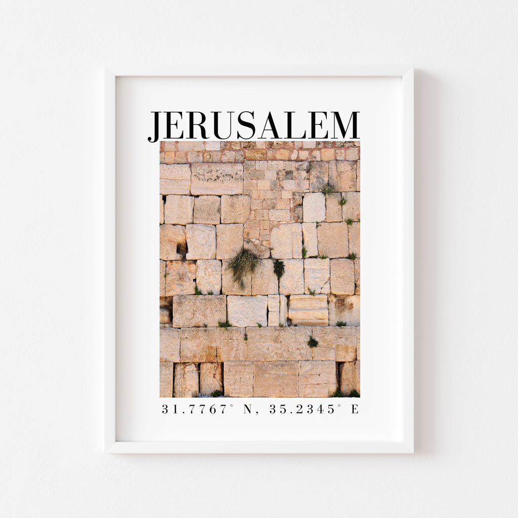Jerusalem Western Wall (Kotel) Wall Art Print