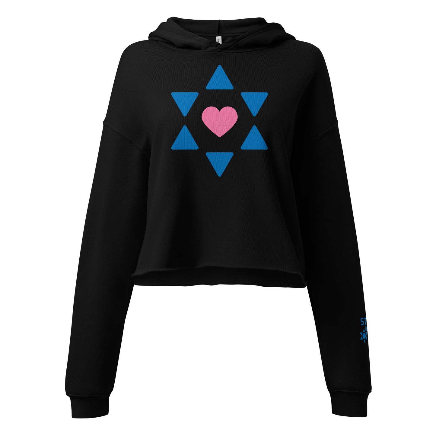 "All Heart" Women's Crop Top Hoodie