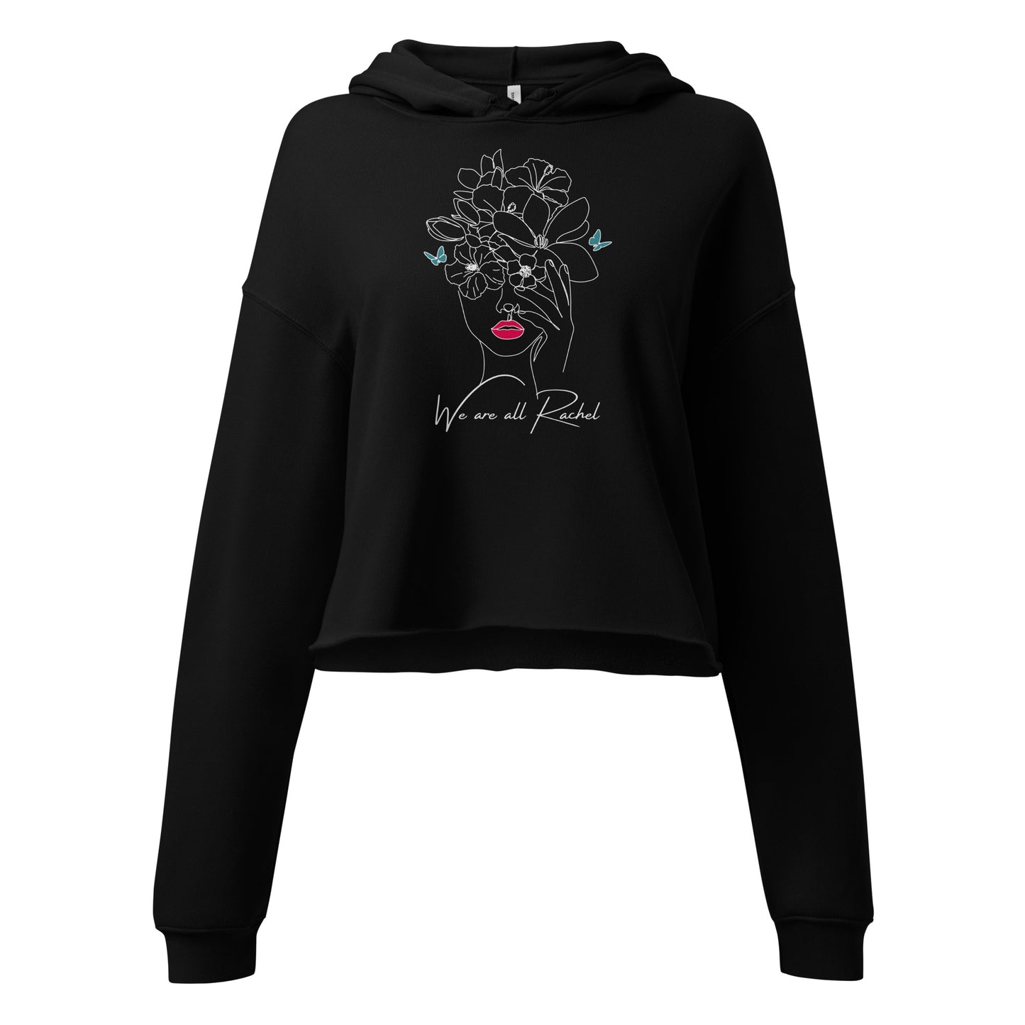 "We Are Rachel" Women's Crop Hoodie