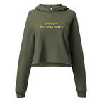 "Shalom Motherfucker" Women's Crop Hoodie