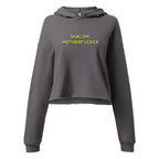 "Shalom Motherfucker" Women's Crop Hoodie