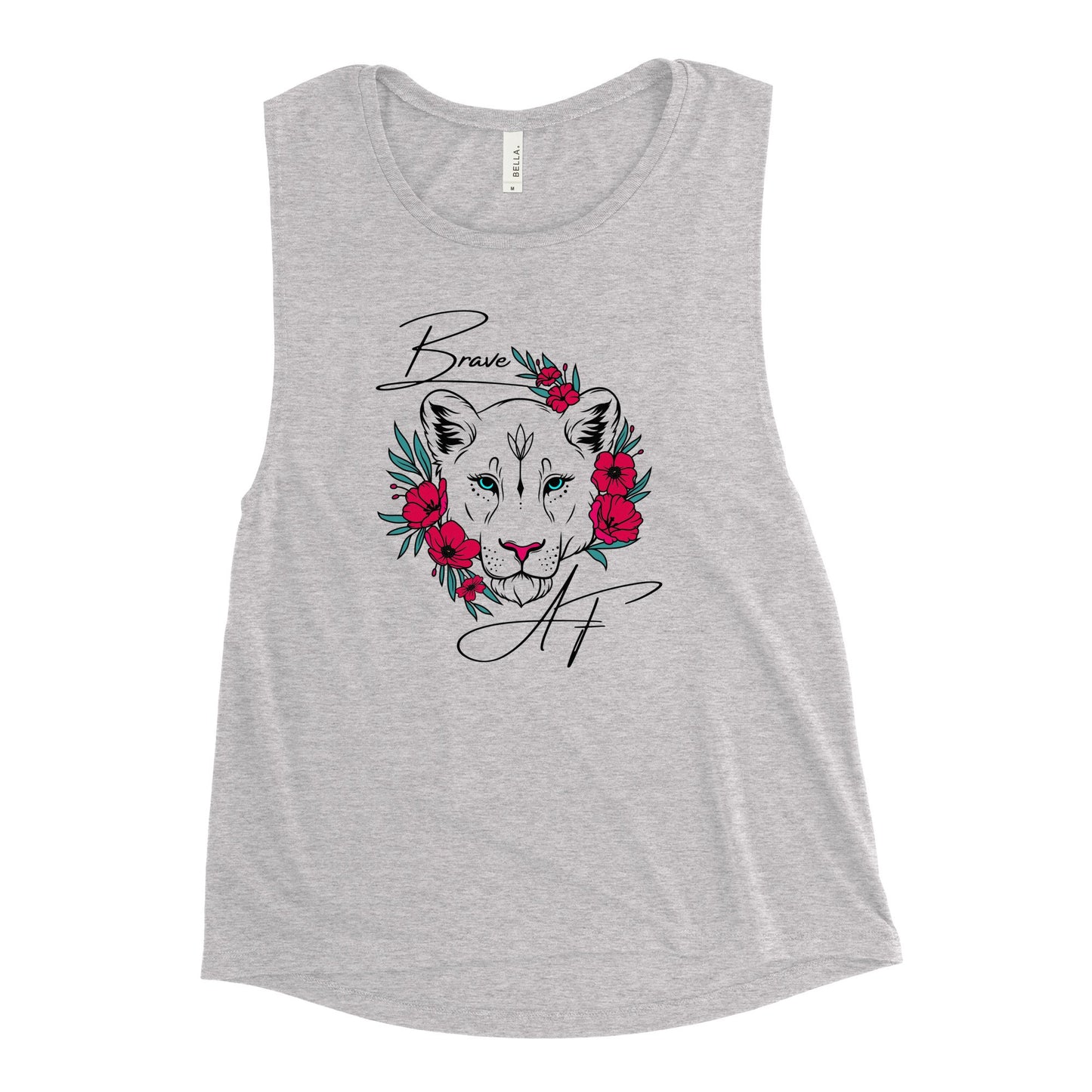 "Brave AF" Women's Muscle Tank