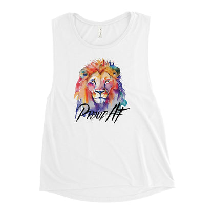 "Proud AF" Women's Muscle Tank