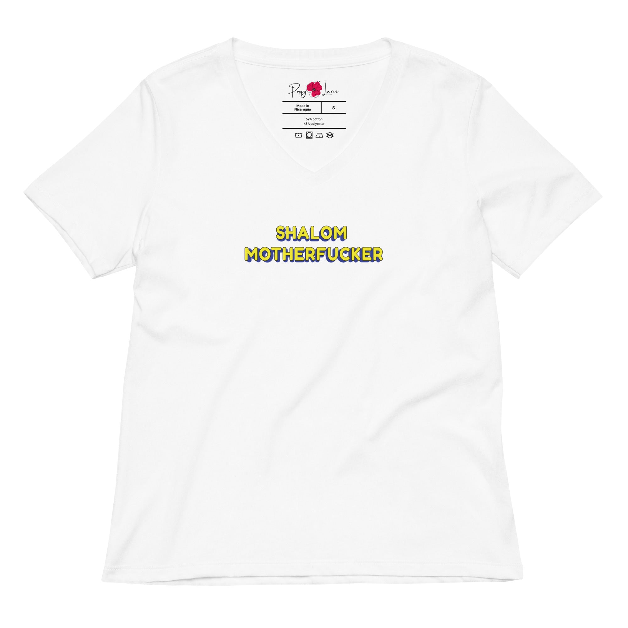 "Shalom Motherfucker" Women's V-Neck Tee